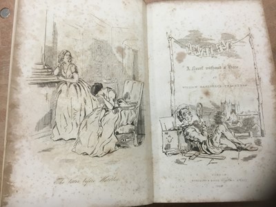 Lot 1683 - William MakepicenThackery - Vanity Fair, 1848 first edition, half calf with marbled boards