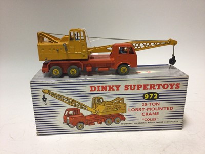 Lot 2189 - Dinky Supertoy 20-ton lorry Mounted Crane 'Coles' No 972, boxed