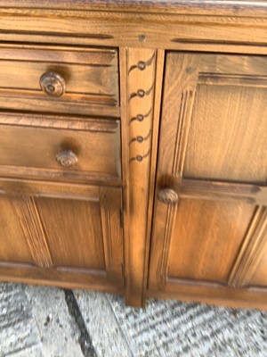 Lot 963 - Large Ercol two height dresser