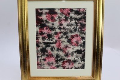 Lot 1749 - *Peter Coker (1926-2004) ink and watercolour textile design - Coral Reef, in glazed gilt frame, 21cm x 17cm 
Provenance: Chris Beetles Ltd. London