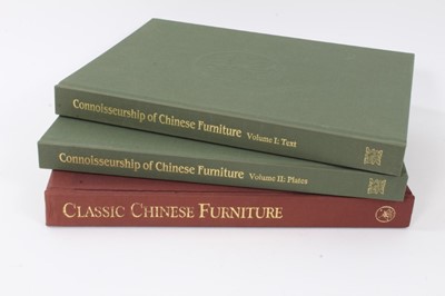 Lot 766 - Books - Connoisseurship of Chinese Furniture in two volumes together with a copy of Classic Chinese Furniture