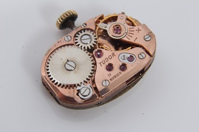 Lot 18 - 1950s ladies Rolex Tudor Royal 9ct gold wristwatch