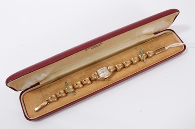 Lot 18 - 1950s ladies Rolex Tudor Royal 9ct gold wristwatch