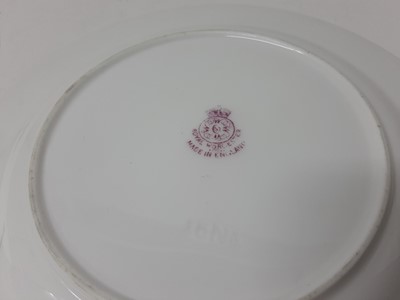 Lot 1143 - Good quality Royal Worcester fruit painted cup and saucer trio