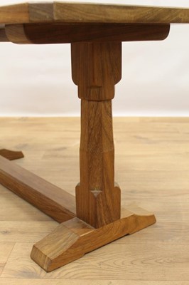 Lot 1497 - Manner of Robert 'Mouseman' Thompson of Kilburn, hardwood coffee table