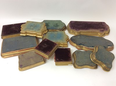 Lot 720 - Quantity of 19th century gilt stands