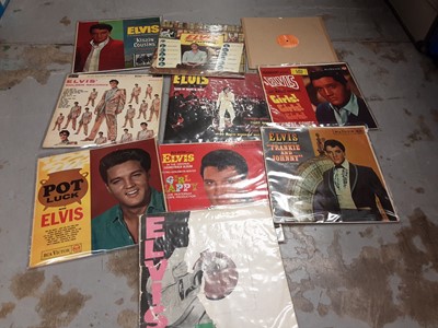 Lot 2339 - Selection of L.P records including Elvis, Elton John, The Beach Boys etc - 5 boxes