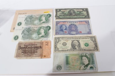 Lot 487 - World - Mixed banknotes