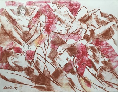 Lot 42 - Six framed Peter Collins drawings