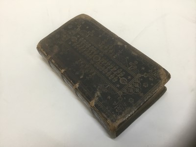 Lot 1709 - Bible printed by Charles Bill 1698, with fine Scottish tooled leather binding