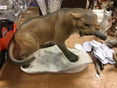 Lot 291 - Beswick model of a mountain lion no. 1702