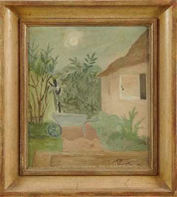 Lot 1700 - *Mary Potter (1900-1981) oil on board - The Terrace, 40cm x 35cm, framed