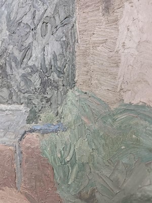 Lot 1700 - *Mary Potter (1900-1981) oil on board - The Terrace, 40cm x 35cm, framed