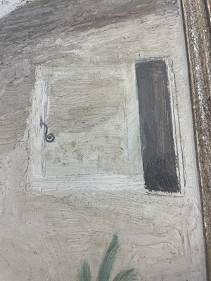 Lot 1700 - *Mary Potter (1900-1981) oil on board - The Terrace, 40cm x 35cm, framed
