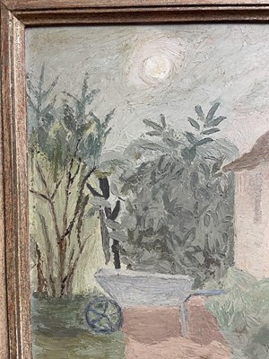 Lot 1700 - *Mary Potter (1900-1981) oil on board - The Terrace, 40cm x 35cm, framed