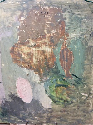 Lot 1700 - *Mary Potter (1900-1981) oil on board - The Terrace, 40cm x 35cm, framed