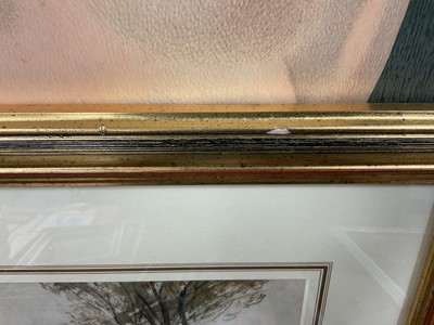 Lot 1820 - Thomas Churchyard (1798-1865) charcoal and watercolour - The House by the Trees, in glazed gilt frame 
Provenance: Chris Beetles Gallery