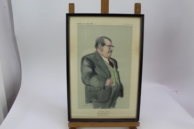 Lot 1780 - *Ronald Searle set of twelve Punch cartoons - Heroes of our Time, in glazed frames