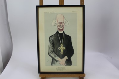 Lot 1780 - *Ronald Searle set of twelve Punch cartoons - Heroes of our Time, in glazed frames