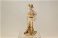 Lot 1001 - Royal Worcester blush ivory figure 'Yankee'