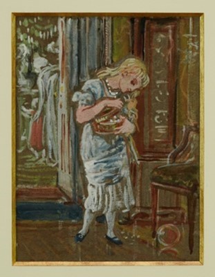Lot 1153 - Walter Crane (1845-1915) watercolour - Pandora, in glazed gilt frame 
Provenance: Chris Beetles Gallery, London