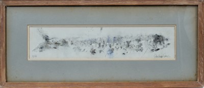 Lot 1790 - *John Knapp-Fisher (1931-2015) mixed media on paper - A Fish, signed and dated 1966, in glazed frame