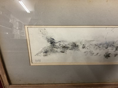 Lot 1790 - *John Knapp-Fisher (1931-2015) mixed media on paper - A Fish, signed and dated 1966, in glazed frame