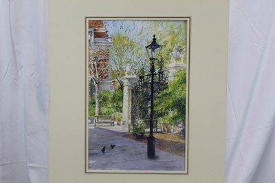 Lot 1806 - Lesley Fotherby (b. 1946) watercolour - Grays Inn, near Chancery Lane, signed, mounted 
Provenance:  Chris Beetles Ltd, London