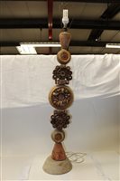 Lot 1008 - Impressive Bernard Rooke studio pottery totem...