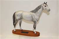 Lot 1019 - Beswick Connoisseur model - Hunter, on plinth...