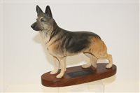 Lot 1020 - Beswick Connoisseur model - Alsatian, on...