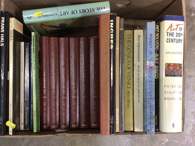 Lot 213 - Box of art books