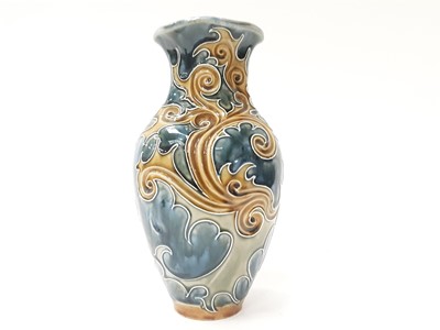 Lot 1302 - Fine quality Doulton vase with potters mark to base