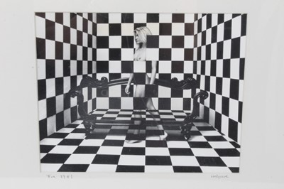 Lot 891 - John Hedgecoe (b. 1934) FIA 1981, together with a portrait of  Sarah Bulmer and another photo