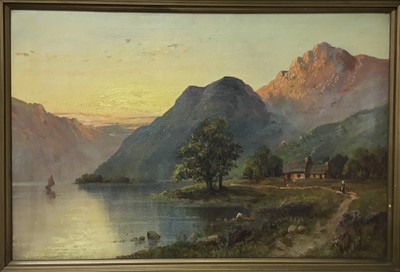 Lot 225 - W. Richards, pair of early 20th century oils on canvas, Scottish Landscapes, signed, in gilt frames