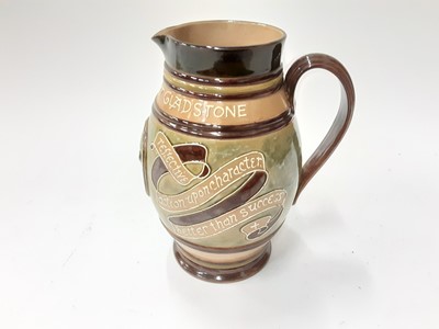 Lot 1151 - Good Doulton Lambeth Gladstone Jug