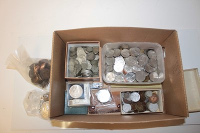 Lot 531 - G.B. - Mixed coinage to include pre 1947 silver (Estimated face value £10.82½) George III 'Cartwheel' two pence GF and others (qty)