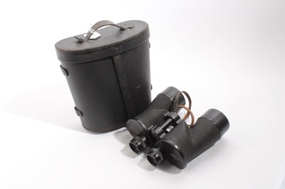 Lot 758 - Pair of military issue 7 x 50 binoculars by Anchor Optical Corp, New York, N.Y. in black case