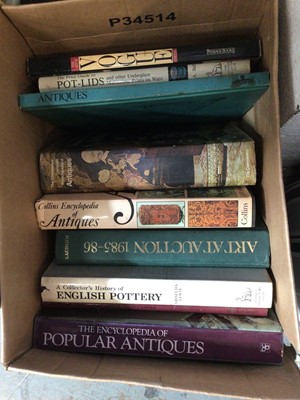 Lot 258 - One box of antique related books