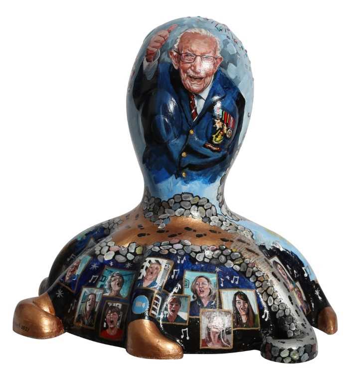 Lot 7 - You'll Never Walk Alone by Alison Burchert – Hopeful theme around lockdown and the NHS