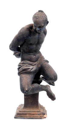 Lot 61 - After Pietro Tacca 'Bound slave' terracotta figure, probably late 19th / early 20th century