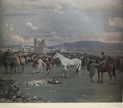 Lot 70 - Alfred Munnings, posthumous print, published by The Royal Academy of Arts, 1973 - Kilkenny Horse Fair