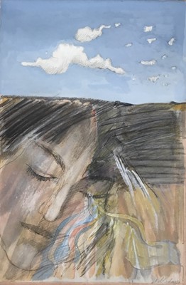 Lot 77 - John Doubleday (b. 1947) mixed media, ‘Mirage’