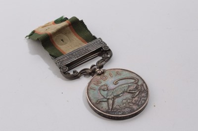 Lot 720 - George VI Indian General Service medal (1936 - 39) with one clasp North West Frontier 1936 - 37 named to 9950 Sepoy Phuman Singh. 5 - 12 F. F. R.