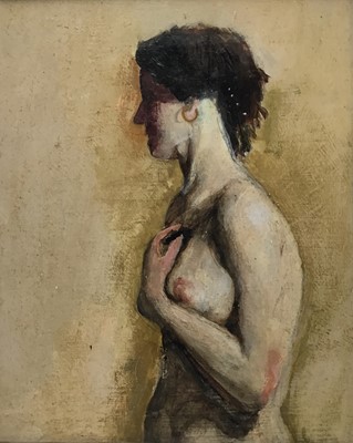 Lot 49 - 20th century oil on panel nude study