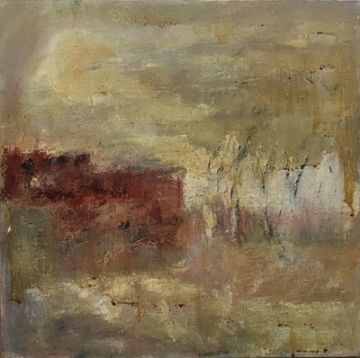 Lot 51 - English School (second-half 20th century), oil on canvas, abstract, 36cm square, framed