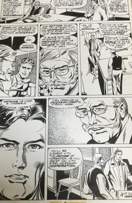 Lot 10 - Comic Book Interest: original pen and ink illustration for Marvel Classics, 40 x 27cm