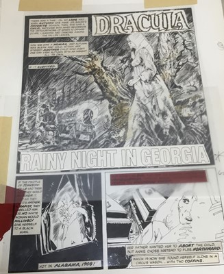 Lot 11 - Comic Book Interest: two original illustrations for Vampirella by Esteban Moroto (b. 1942)