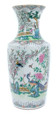 Lot 111 - Chinese baluster vase
