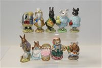 Lot 1071 - Nine Beswick Beatrix Potter figures - Mr...